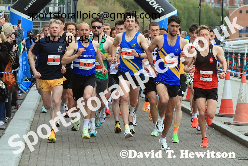 Quayside 5k, 2026 Quayside 5k and Junior 3k, Newcastle/Gateshead. Photo: David T. Hewitson/Sports for All Pics